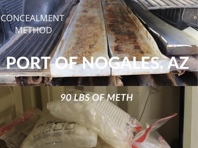 40 kilos de metanfetamina asegurada en Nogales, Arizona