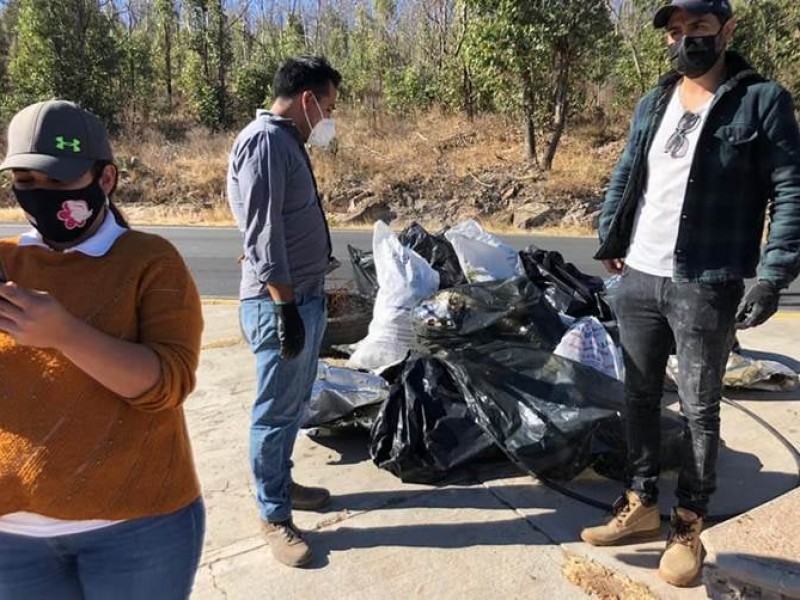 Fueron 40 toneladas de basura recolectadas en la Bufa