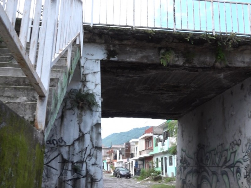 44 años de deterioro afectan puente en la Heriberto Casas