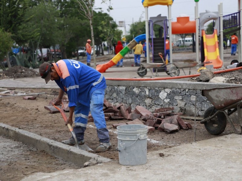 45% de avance en la rehabilitación de Parque Ignacio Pérez