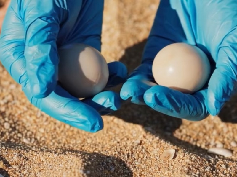 45 mil huevos de tortugas resguardados; la meta es de 275 mil