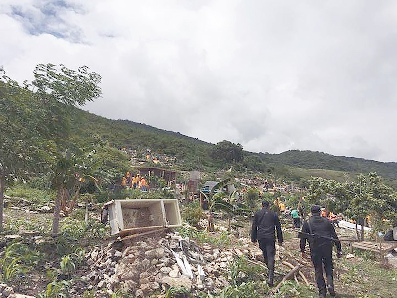 47 hectáreas de selva devastadas en Cañón
