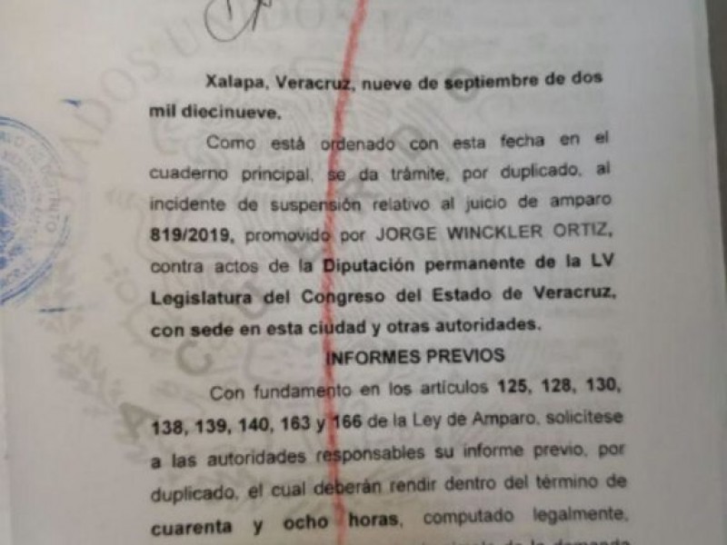 48 horas para explicar separación de Winckler