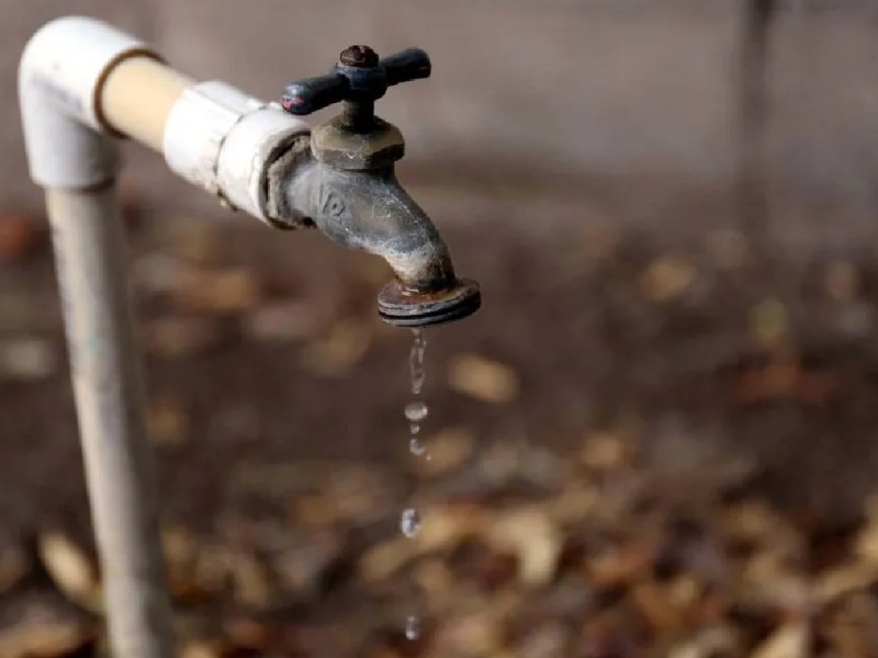 5 colonias estarán sin agua el próximo lunes