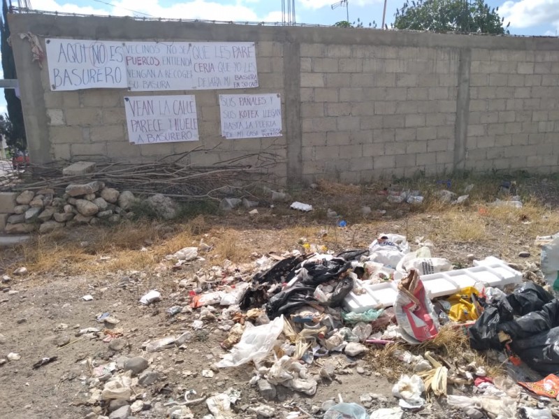 5 colonias reportan atrasos en servicio de recolección de basura