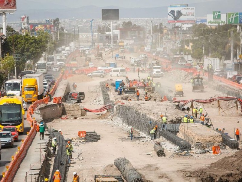 5 de Febrero estará a un sólo carril próximamente