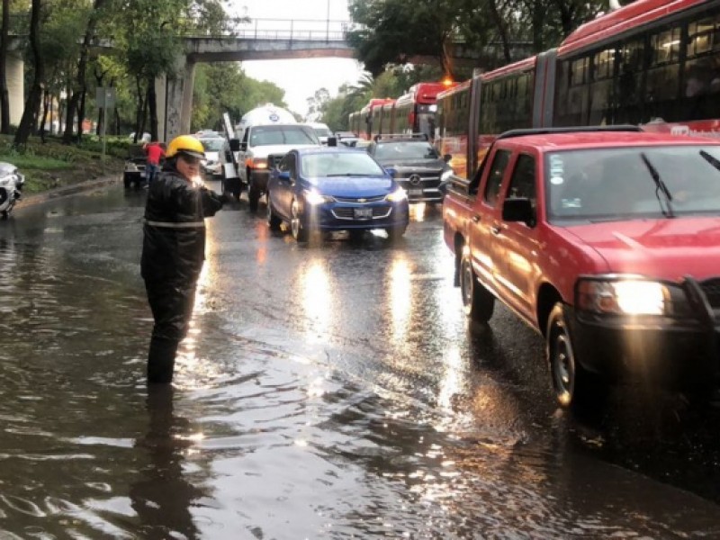 5 delegaciones bajo el agua