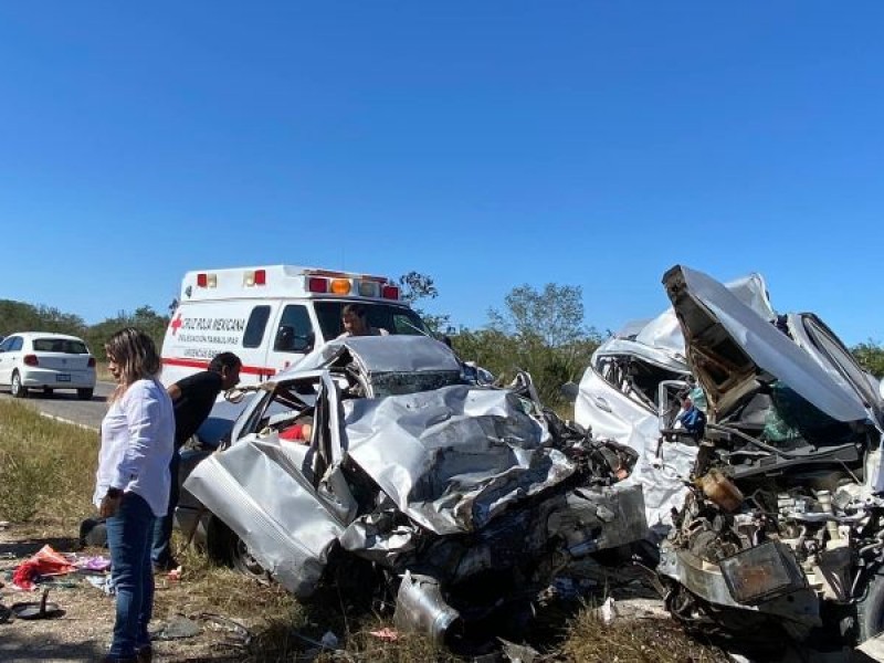 5 muertos accidente carretera Tamaulipas