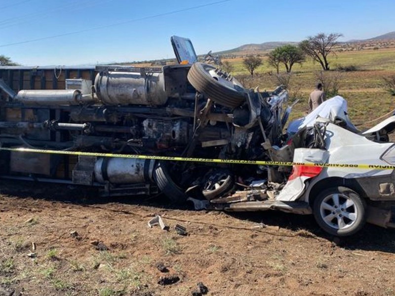 5 muertos accidente carretero Durango