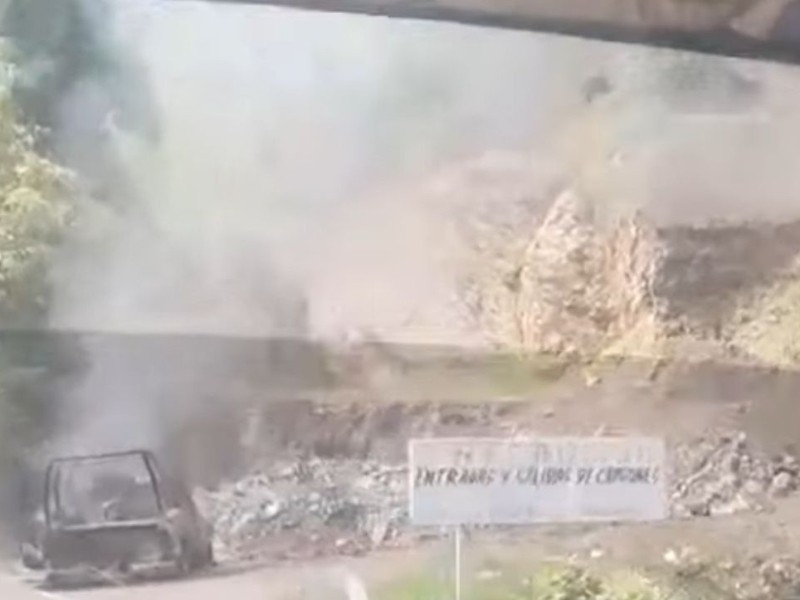 5 policías calcinados durante emboscada en Frontera Comalapa