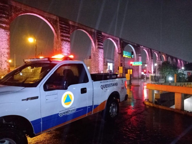 5 viviendas afectadas por las lluvias en la capital