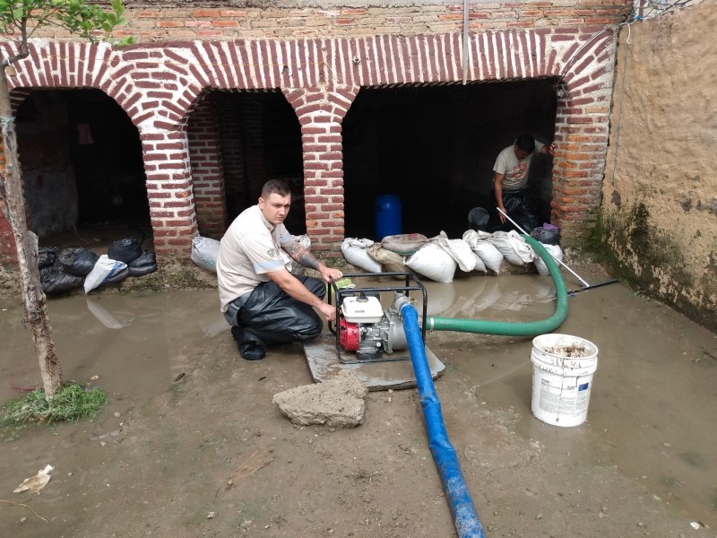 50 casas afectadas por lluvia en Tlaquepaque