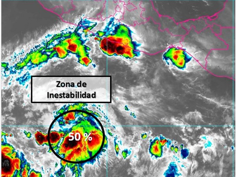 50% de probabilidad de ciclón en el pacífico