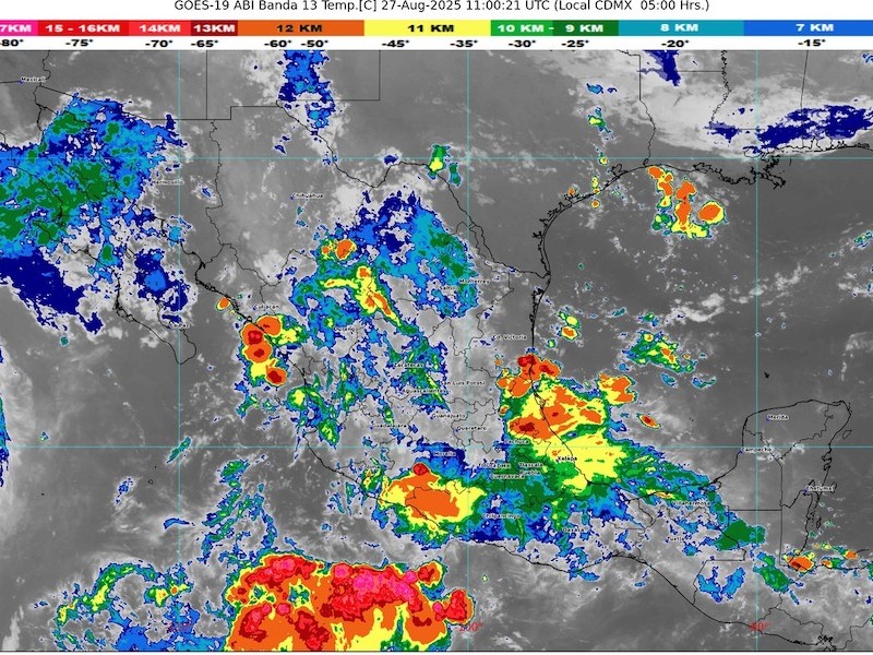 50% de probabilidad de lluvias en el valle de Toluca