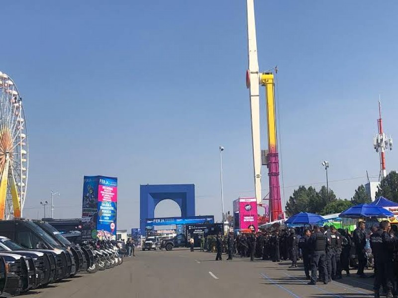 500 elementos de policía listos para arranque de feria ganadera