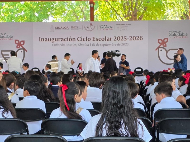 586 mil niños regresaron a clases en Sinaloa