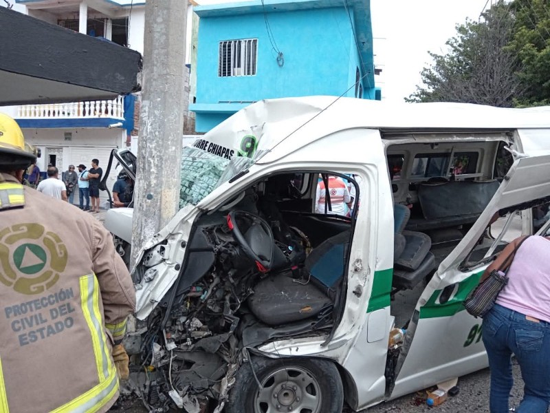 6 de cada 10 accidentes vehiculares se ve involucrado el transporte público