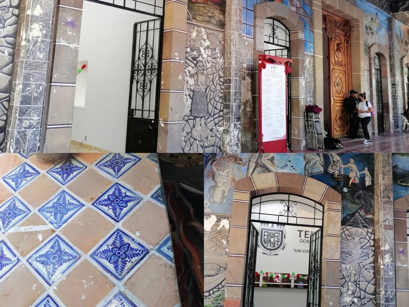 6 inmuebles históricos afectados desde 2017. Restaurarán mural 