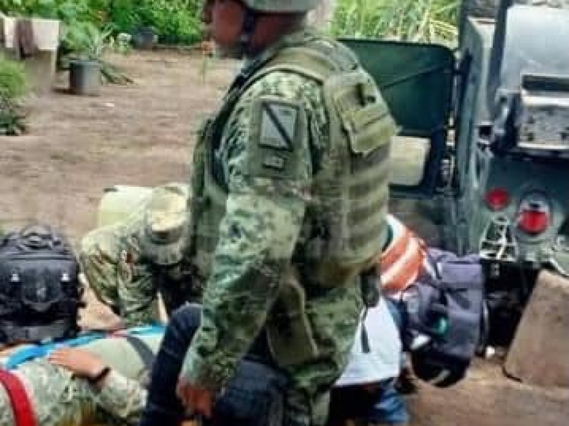 6 militares heridos en volcadura en Mapastepec
