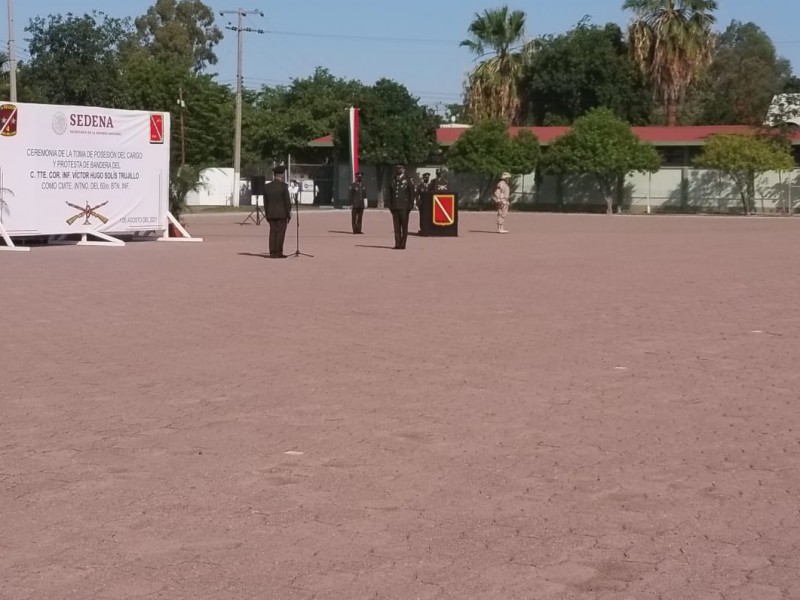 60 Batallón de Infantería tiene nuevo comandante