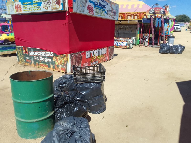60 toneladas de residuos recolectados tras fiestas tradicionales