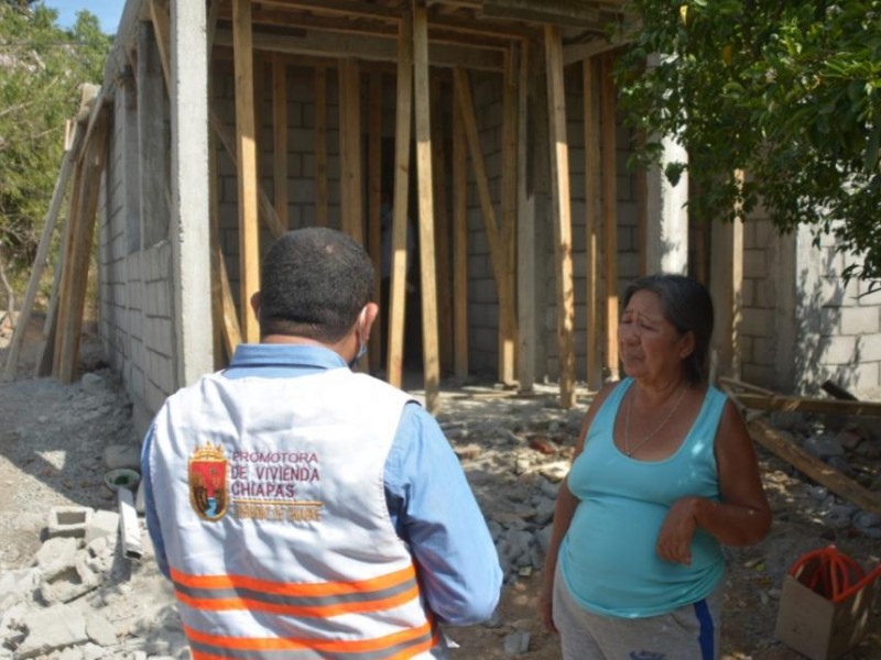 63% de avance en reconstrucción en Chiapa de Corzo