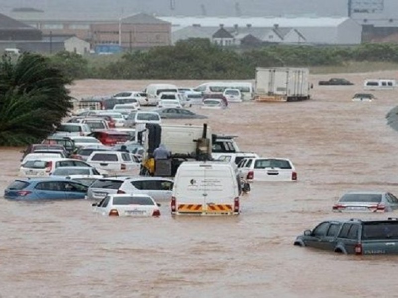 6o muertos tras fuertes lluvias en Sudáfrica
