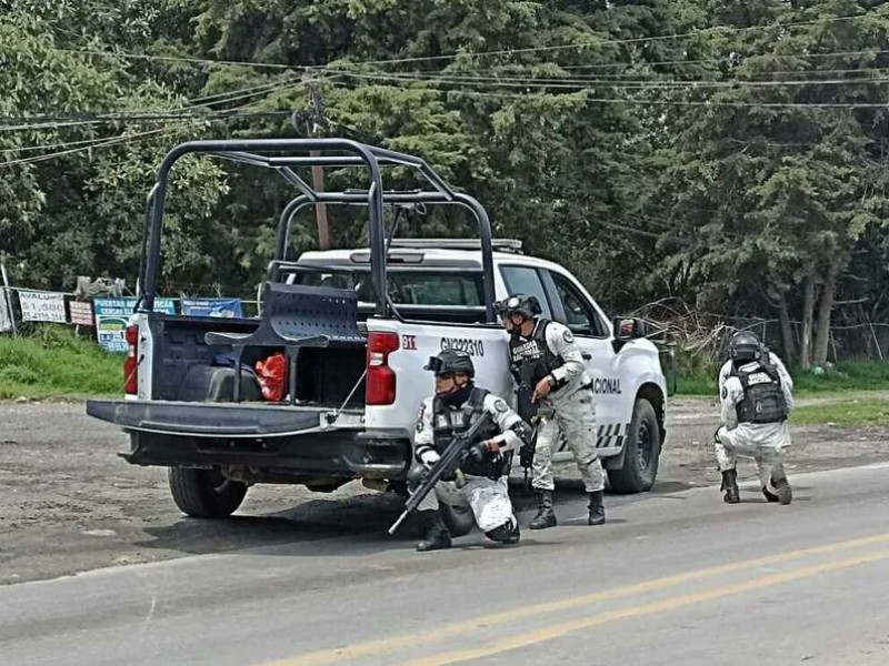 14 detenidos tras balacera en la México-Cuernavaca