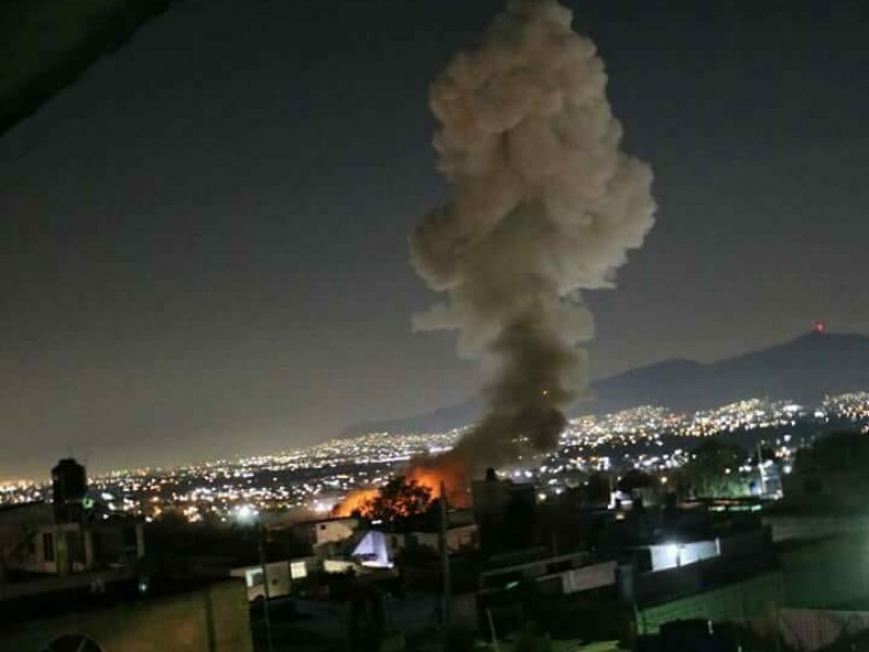 7 muertos por explosión de pirotecnia en Tultepec