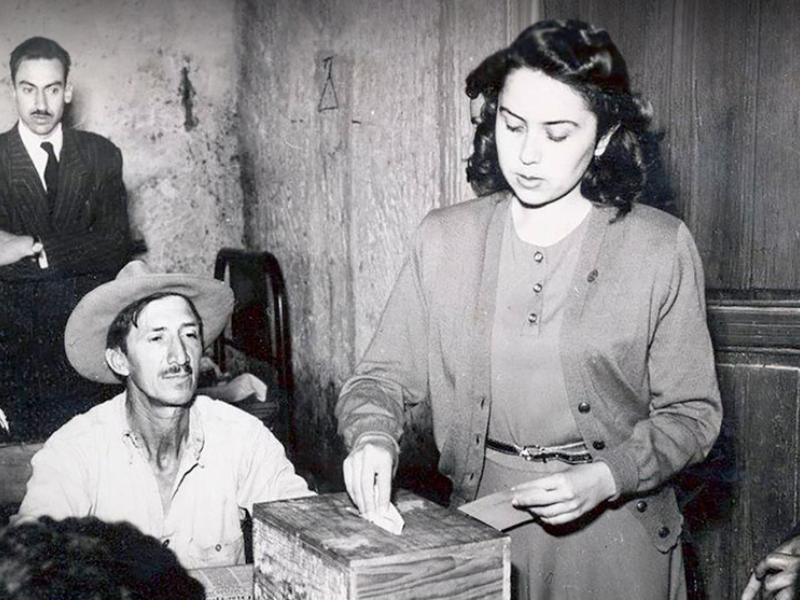 73 años del voto de la mujer