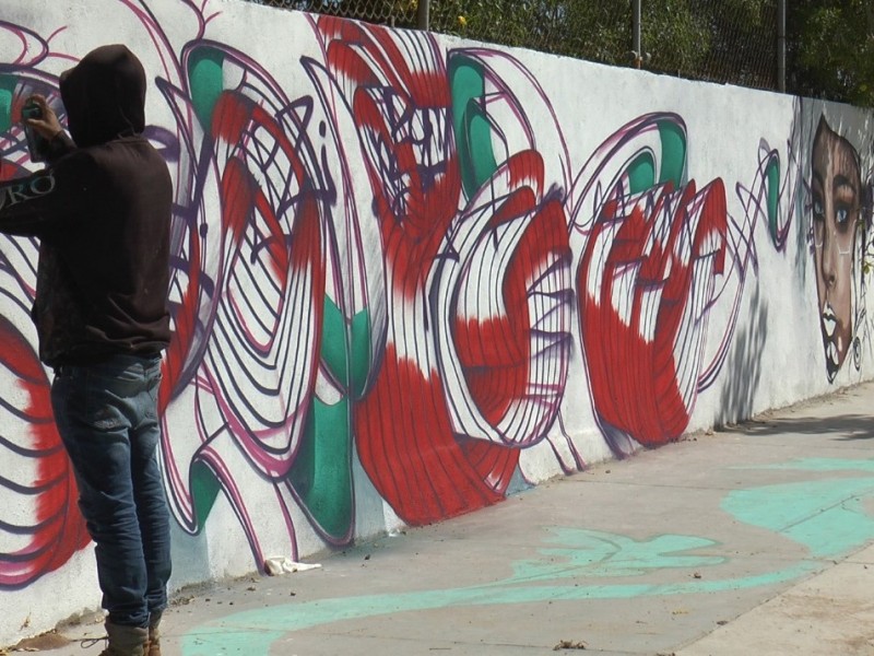 “Grafiteros” del país se juntan para hacer arte