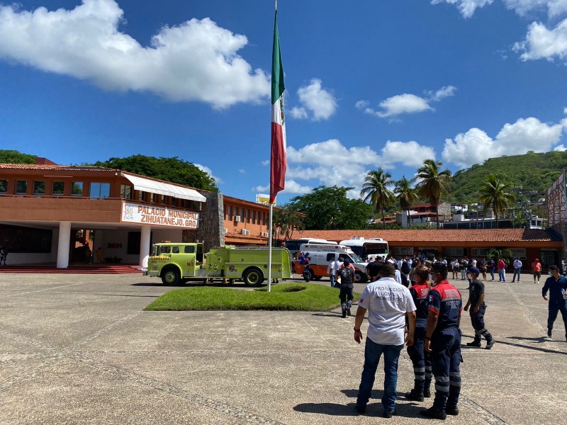 76 inmuebles de Zihuatanejo participaron en Macro Simulacro 2021