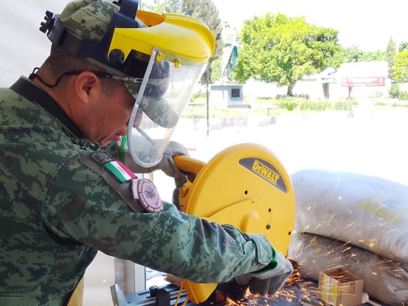 773 destruidas durante el canje de armas en EDOMEX