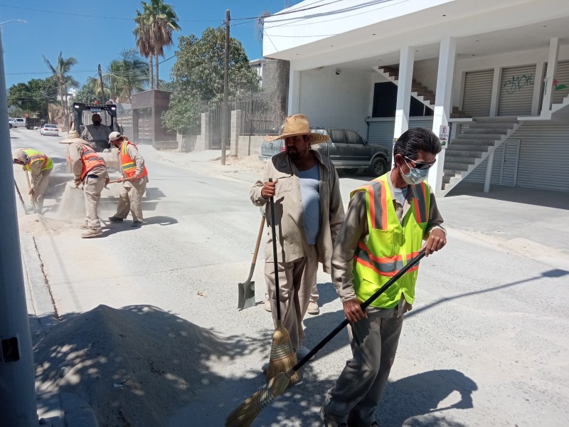 70% de avance en limpieza de calles