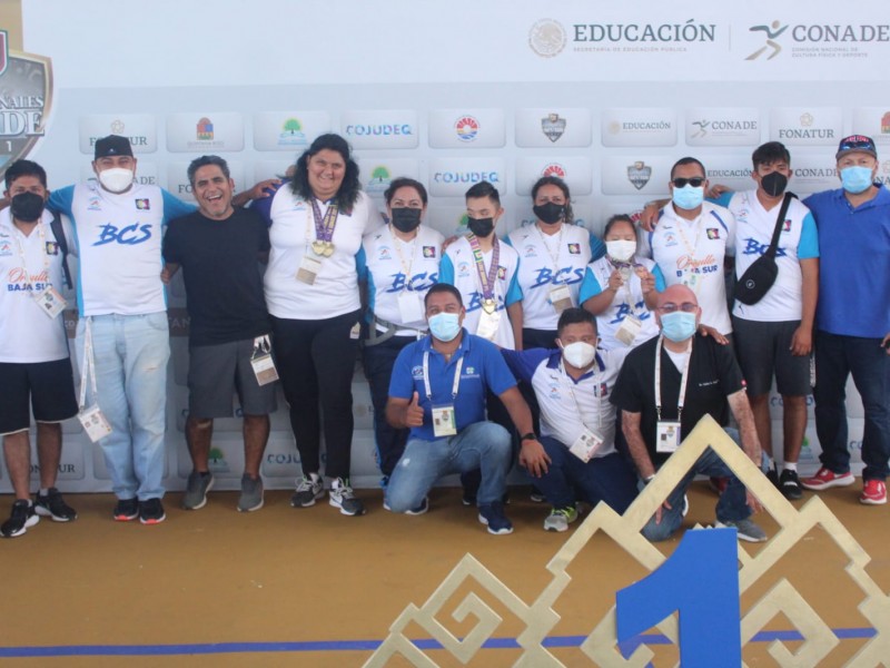 8 medallas para BCS en los Paranacionales CONADE