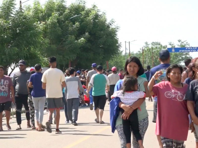 8 mil migrantes varados en Tapanatepec, Oaxaca