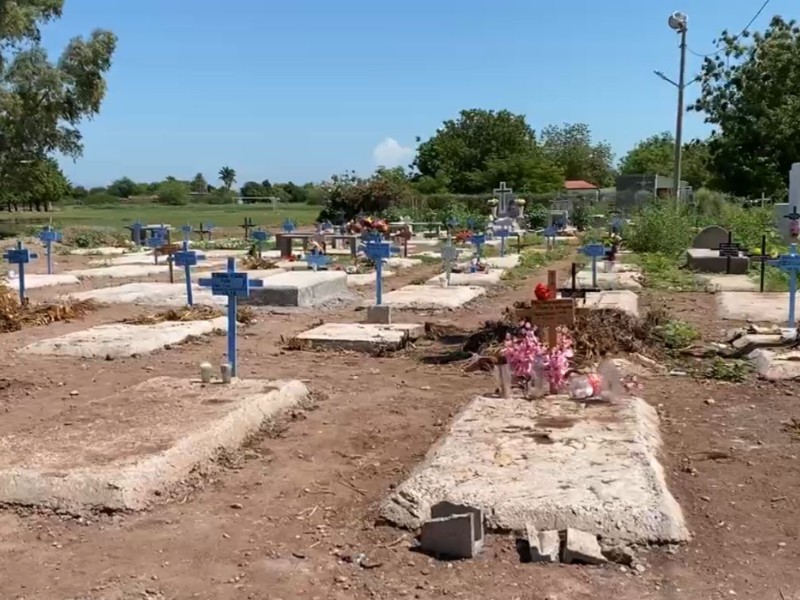 80 tumbas fuera del cerco perimetral del Panteón de Pueblo Yaqui