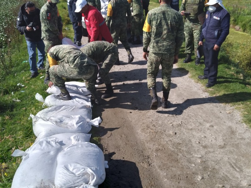 800 familias en riesgo de inundación en San Mateo Atenco