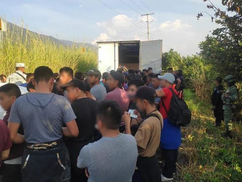 82 migrantes fueron rescatados en Chiapas