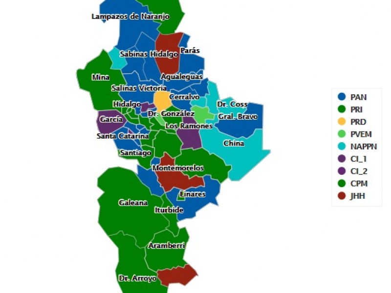 Cambia el mapa electoral del estado de México
