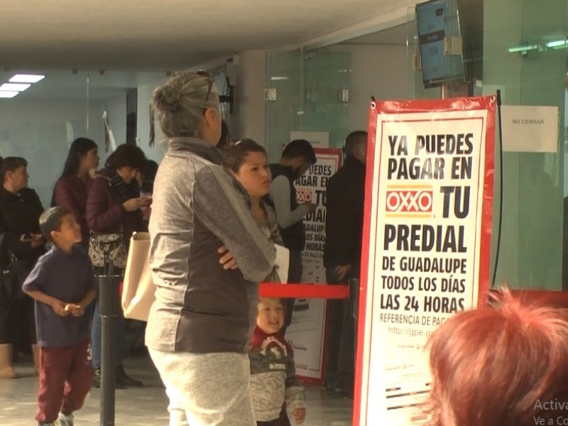 9% del total anual, recaudación Guadalupe