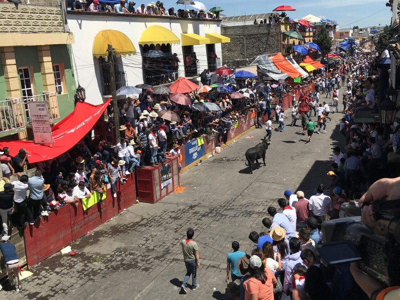 9 lesionados en la Huamantlada 2019