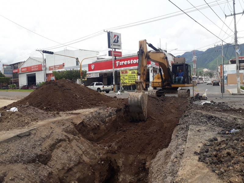 90% de avance en obras boulevard Tepic-Xalisco