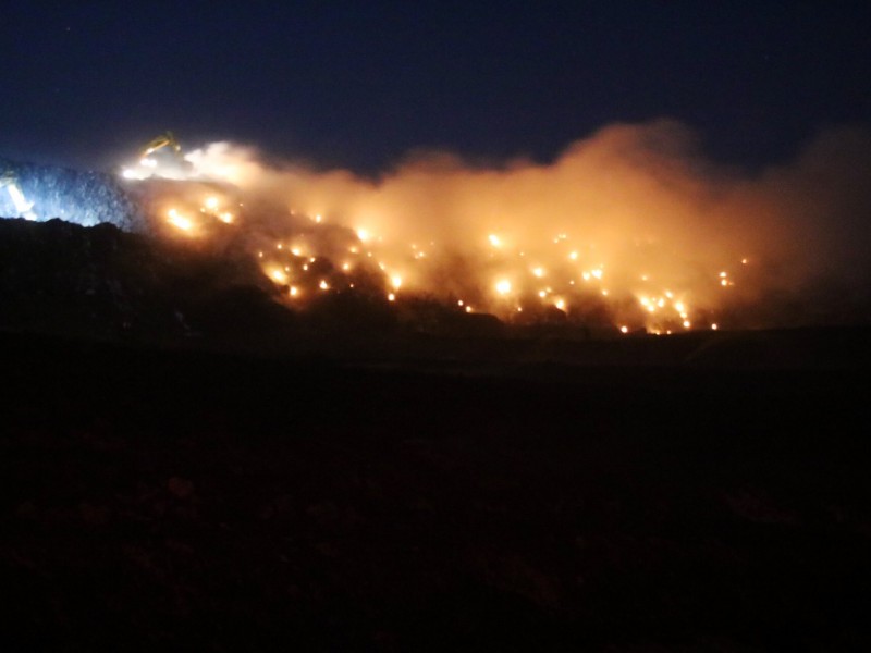 90% de avance en incendio de Los Laureles