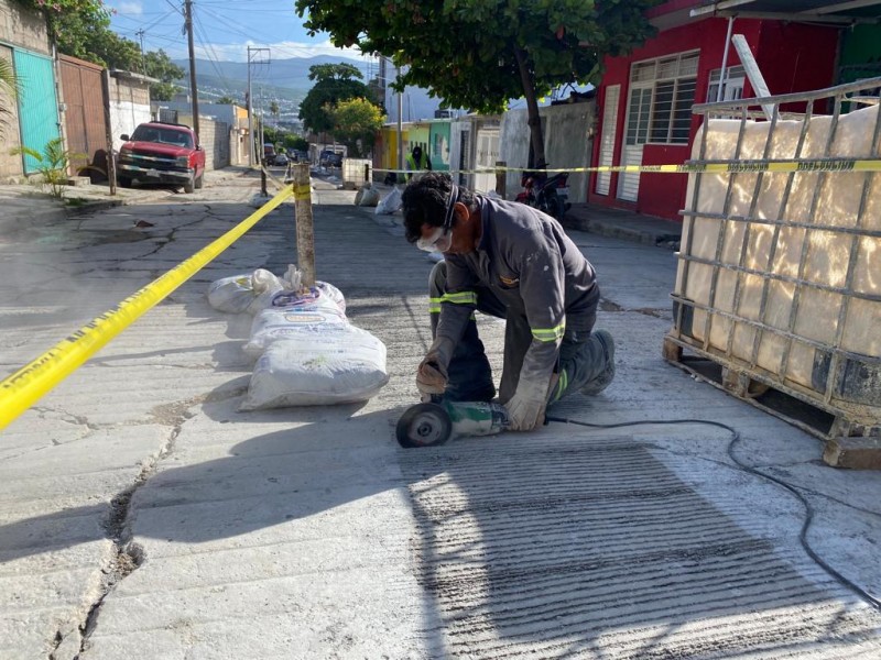 98% de avance obra de rehabilitación en Colonia Penipak