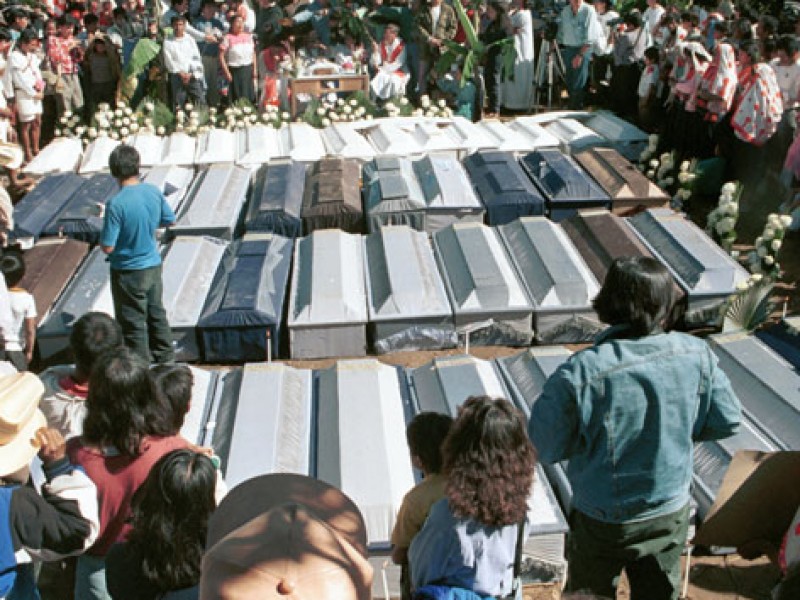A 22 años de la masacre de Acteal