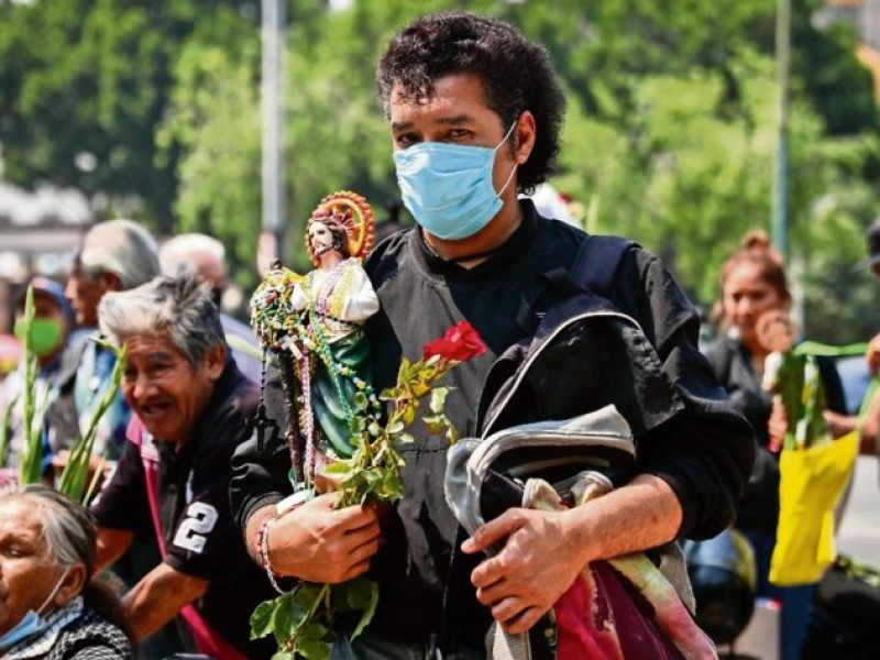 A feligreses de San Judas no los detiene la Covid-19