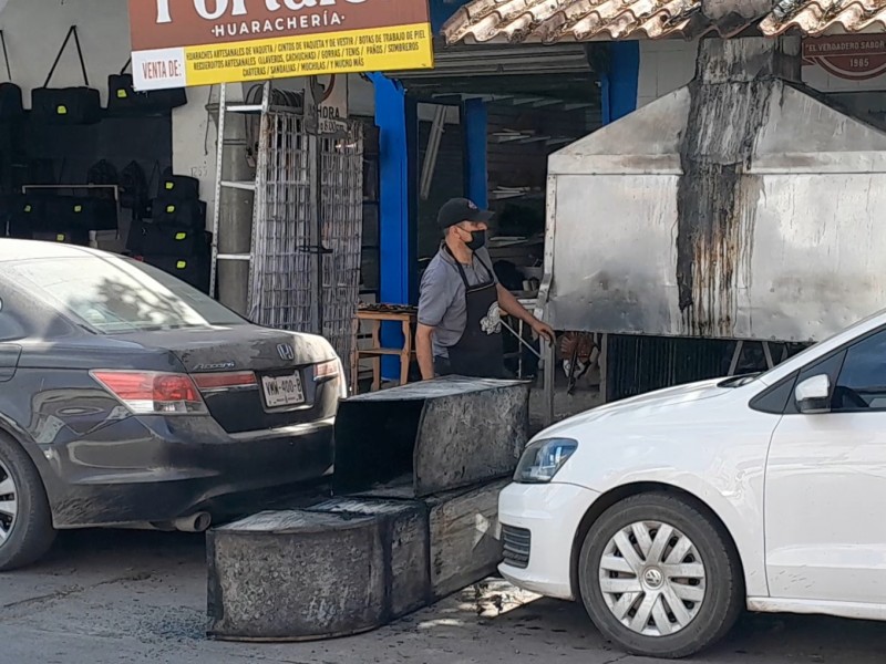 A fin de prevenir incendios autoridades revisaran locales del mercado