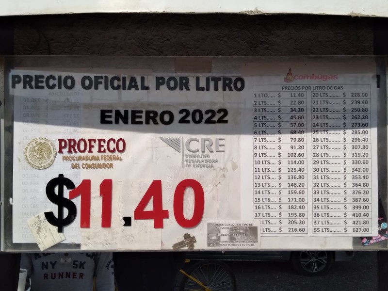 A la alza Gas LP en el Estado de México