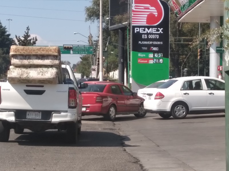 A la alza gasolina en los últimos 4 años